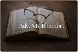 Legal Internship Paid Learning Opportunity at Office of Adv. A.K. Bhambri, India